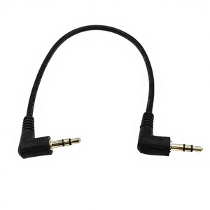 <span class=keywords><strong>Cable</strong></span> de <span class=keywords><strong>Audio</strong></span> para Auriculares de 35 mm, Macho a Macho, Conductor de Cobre, Conexión AUX para Automóvil, <span class=keywords><strong>Cable</strong></span> de <span class=keywords><strong>Audio</strong></span> para Teléfono Móvil, Conector en Ángulo de 30 cm - Product Image 1