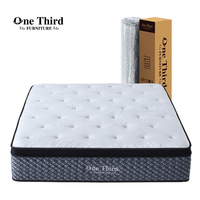 Matelas d'hôtel hybride de haute qualité Queen Size Caractéristique de refroidissement Ressort ensaché dans une boîte Style haut serré Option bon marché disponible