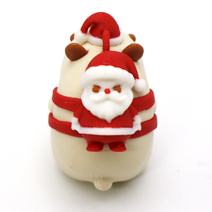 Impression 3D transfrontalière d'artisanat de Noël Capibala, d'ornements, de cadeaux, de jouets tendance, de figurines créatives, de jouets animaux - Product Image 5