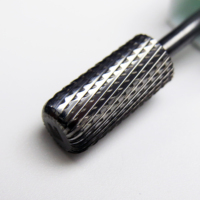 Fraise à ongles professionnelle en carbure de tungstène pour usage en salon, pour le nettoyage des cuticules et l'élimination du gel acrylique dur, compatible lime électrique.