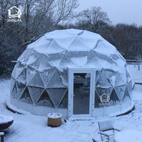 6m 8m 10m PVC Glamping Geodome Dôme Géodésique Tente Maison pour Hôtel Yoga Studio Salle de Réception