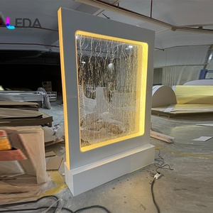 LEDA Modern Gold Light Display Premium Quality <b>Backdrop</b> with High Gloss Finish for Wedding <b>Parties</b> - Product Image 5