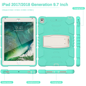 Étui pour tablette <span class=keywords><strong>iPad</strong></span> 5e/6e génération 9,7 pouces, coque arrière rigide en PC avec support pour stylet pour <span class=keywords><strong>iPad</strong></span> 2018/2017 - Product Image 6