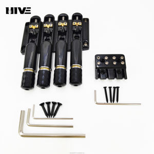 <span class=keywords><strong>Bajo</strong></span> eléctrico sin cabeza, gama alta, puente de cobre de cuatro cuerdas, placa de tensión de puente de guitarra con almohada debajo del puente, juego completo - Product Image 6