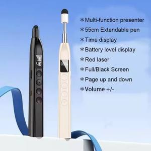 Bolígrafo extensible de enseñanza con pantalla de tiempo, pantalla de nivel de batería, puntero Demostrador de enseñanza Multimedia, bolígrafo abatible - Product Image 6