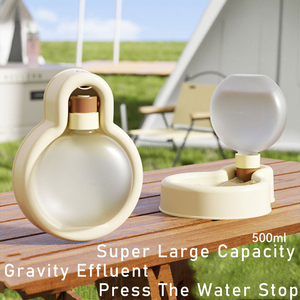 Portable chien bouteille scellé voyage chiot et chat pliant bol à boire extérieur distributeur d'eau mangeoire fournitures pour animaux de compagnie - Product Image 2