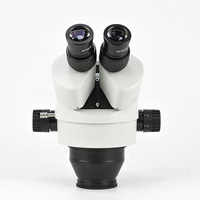 SANQTID TD-745 0.7-4.5X Trinocular Zoom Microscope Head Eyepiece WF10X/20mm 45 Inclined Viewing Head 1080p Video Microscope