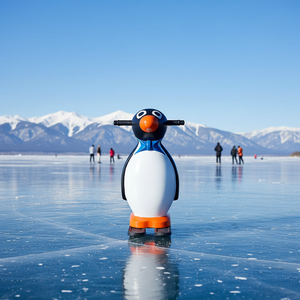 Supporti per <span class=keywords><strong>Pattinaggio</strong></span> per Bambini in Plastica a Forma di Delfino e Pinguino con Pattini Protettivi Antiscivolo per Pista di Ghiaccio - Product Image 4