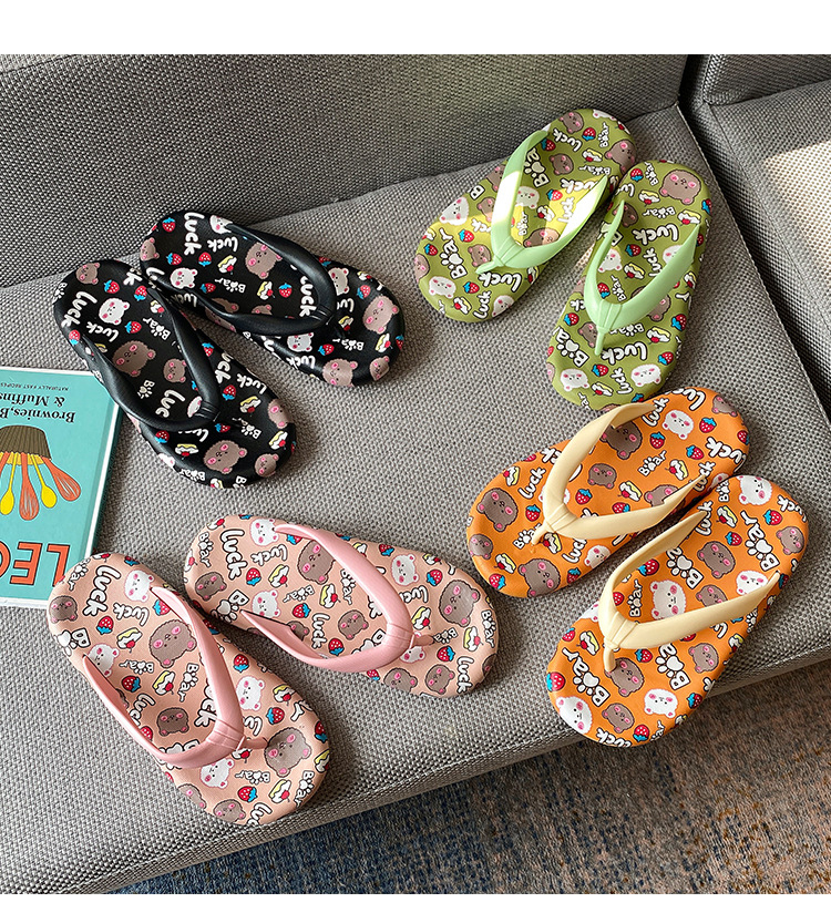 Ladies Platform Shoes Non-slip EVA Thick Sole Sandals Shoes Slides Shoes Slippers Wholesale