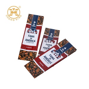 Sacs d'emballage pour café de qualité alimentaire imprimés en usine en Chine, 250g, 500g, 1kg, avec valve et fermeture éclair - Product Image 6