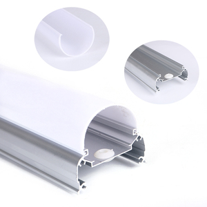 Tube de garde-corps W55mm*H45mm, blanc laiteux, IP68, en PVC, projecteurs LED RGB à pixels pour façades de bâtiments, éclairage extérieur, ponts - Product Image 3