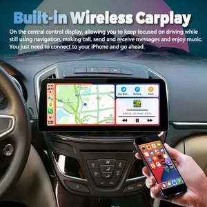 Reproductor de Video para Auto con Pantalla de 12.3 Pulgadas, Android 13, Radio Estéreo para Opel Insignia Buick Regal 2013 2017, GPS, Multimedia, Carplay, Unidad Principal - Product Image 6