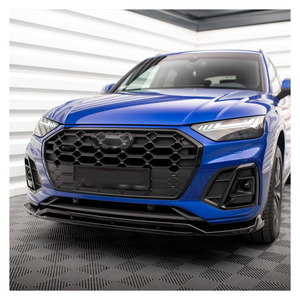 Fabrication en usine d'accessoires automobiles, becquet de pare-chocs avant en fibre de carbone noir pour Audi <span class=keywords><strong>Q5</strong></span> FY Sline 2019-2024 - Product Image 3