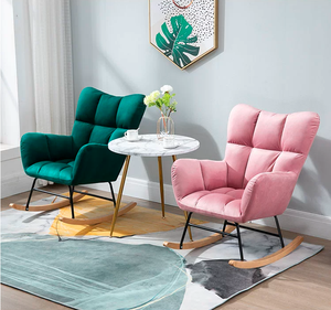 Nordic Style Einzels ofa Liege Moderne einfache Schaukel Liege für Zuhause <span class=keywords><strong>Red</strong></span> Lazy Wohnzimmer für Schlafzimmer oder Bar - Product Image 2