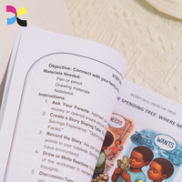 Livre éducatif pour enfants personnalisable avec lamination colorée, couverture souple, impression offset