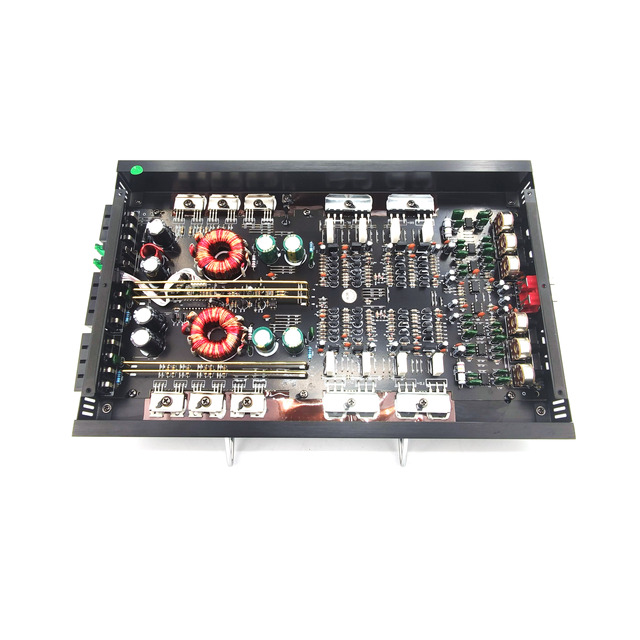 Wholesale 4ohm 5800W Max Power Car Audio Amplifier 4-Channel Class AB Full Range Audio Amplifier with Crossovers