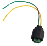 Connecteur étanche femelle 2 broches en cuivre pour capteur de température automobile, kit de bornes d'étanchéité, modèle 968405-1/1-967644-1, en nylon