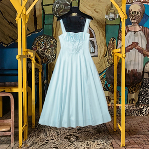 Vestido Midi de Gasa para Mujer, Verano, Estilo Casual, Cuello Redondo, Transpirable, Corte Regular, con Logotipo Frontal - Product Image 3