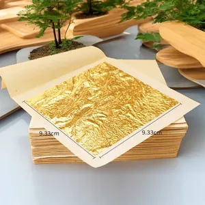 Muebles de hoja de oro auténtico para el cuidado de la piel, hoja de oro de 24 quilates para el cuidado de la piel, 24 k, Etiqueta Privada