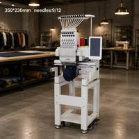 Machine à broder industrielle automatique de haute qualité à 12 aiguilles, multi-aiguilles, informatisée avec moteur principal pour un usage domestique
