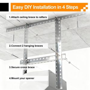 Barre d'angle <span class=keywords><strong>perforée</strong></span> en acier galvanisé <span class=keywords><strong>pour</strong></span> porte de garage - Product Image 2