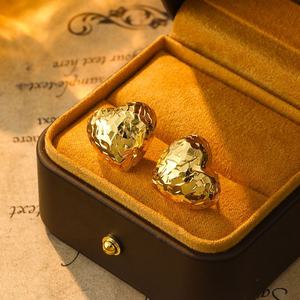 Women's High-End Retro Geometric <b>Stud</b> <b>Earrings</b> with Gold Plated Tibetan Silver <b>Fashionable</b> Design for Gift Occasions - Product Image 5