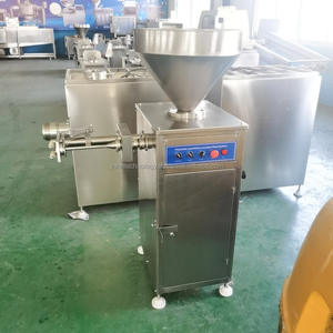 Machine automatique à saucisses fumées au chorizo salami robuste de 500kg Petite ligne de traitement des saucisses Remplisseur de saucisses industrielles - Product Image 4