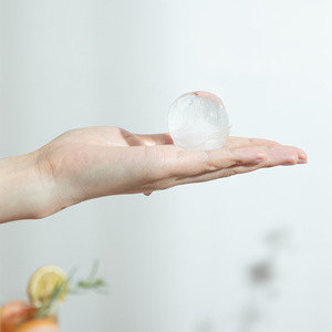 Ice Cube Tray Round Sphere Food Grade Silicone Easy Release For Cocktail Making - Product Image 4