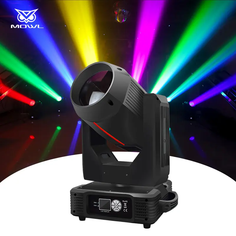 Mowl Podium Licht Apparatuur Professionele 380 W 20r Sharpy Dmx Straal 380 Watt Bewegende Koplamp Voor Disco Dj Bruiloft