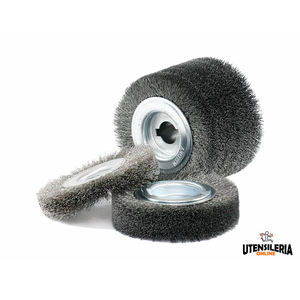 ลูกกลิ้งลวดสแตนเลสสำหรับไม้และสแตนเลส100x70mm - Product Image 1