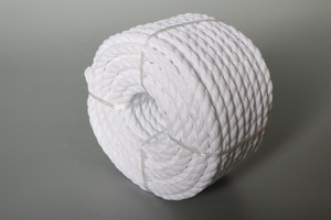Hitech Rope Factory Natural Unbleached Cotton Rope - 3 Strand <strong>Twisted</strong> Cotton Cord for Wall Hanging DIY Craft Making Plant Hang - Product Image 5