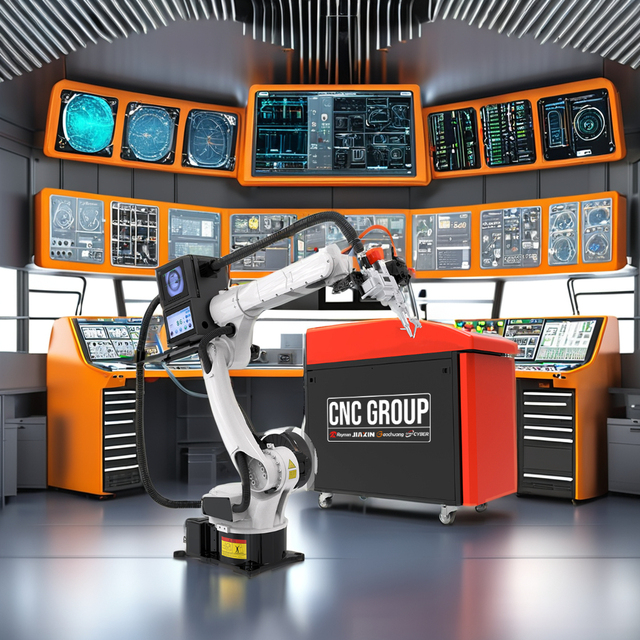 Laser Welding Robot Automat Robot Arm with Laser Welding Machine Weld   Industri Robot Arm