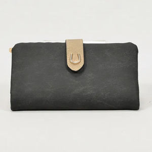 Cartera simple para mujer, nuevo diseño, tarjetero, monedero, cartera delgada de tres pliegues para mujer, cuero PU - Product Image 6