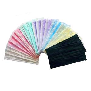 Mascarilla Facial Desechable de <span class=keywords><strong>3</strong></span> Capas, No Tejida, en Colores Azul, Blanco, Rosa, Morado, Amarillo y Verde - Product Image 5