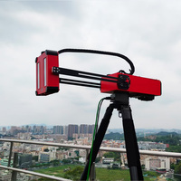 Radar de surveillance de pente portable par interférométrie de phase, sans fil WiFi, protection IP66, mesure de déplacement haute précision, 5000m