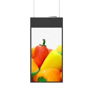 4S cửa hàng 55 inch trong nhà hai mặt treo quảng cáo hiển thị cửa sổ Trần LCD màn hình TV kỹ thuật số biển kiosk