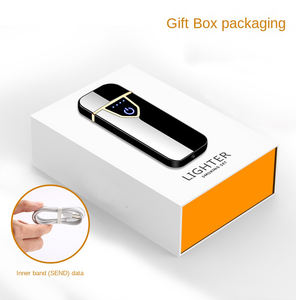 Dericsson Nouveau produit Mode Briquet USB coupe-vent personnalisé LOGO Briquet électrique - Product Image 3