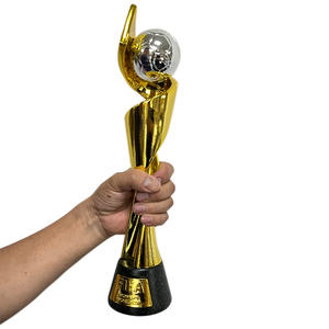 Precio <span class=keywords><strong>de</strong></span> fábrica Artesanía <span class=keywords><strong>de</strong></span> resina dorada <span class=keywords><strong>de</strong></span> lujo Fútbol Competiciones deportivas Ganador Copa Recuerdo Regalo Juego <span class=keywords><strong>de</strong></span> fútbol Trofeo Premio - Product Image 1