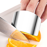 Handmatige Keuken Roestvrijstalen Snijbeschermer Vingerbeschermer Voor Het Snijden Van Fruit En Groenten