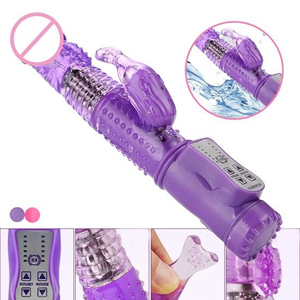 36 hız yapay penis vibratörler jöle kafa rotasyon tavşan vibratör - Product Image 3