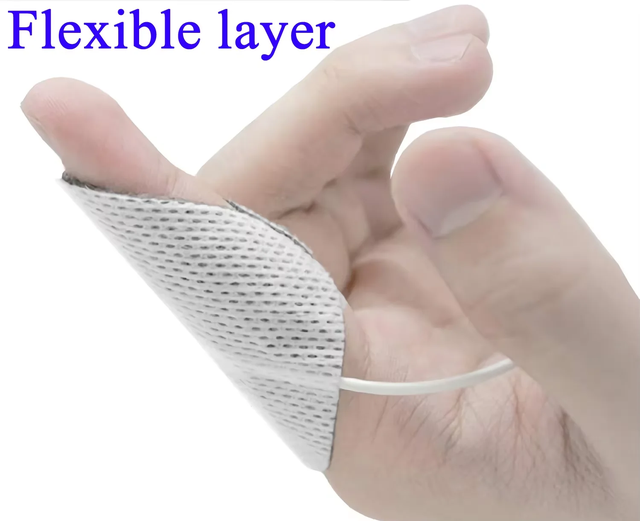 Universal Self-Adhesive Hydrogel Electrode Pads, Compatible with TENS EMS Muscle Stimulator & Physiotherapy Devices