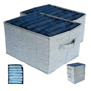 Good Selling Fabric Bathroom & Living Room Wardrobe Washable Clothes Organizer Support Board Multifunctional Folding Storage Box