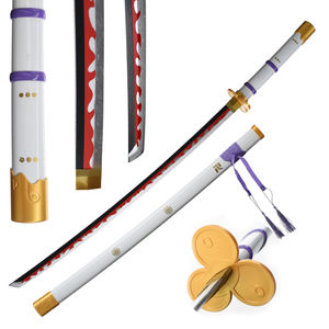 <span class=keywords><strong>Katana</strong></span> épée populaire Anime une pièce <span class=keywords><strong>Roronoa</strong></span> <span class=keywords><strong>Zoro</strong></span> Amenohabakiri épée à lame en bois pour Cosplay - Product Image 1