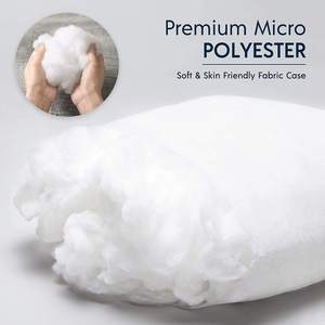 Juego de 4 almohadas blancas cuadradas de tamaño personalizado, cojín de relleno de poliéster 100%, cojín para decoración del hogar - Product Image 2