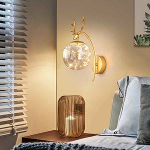 Aplique de hotel, luz de pared de estrella LED de cristal decorativo para interior y exterior, Base E26, instalación empotrada con Control remoto - Product Image 4