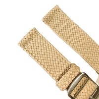 Bracelet de montre en nylon tissé et perlon de couleurs personnalisées en gros 14mm 16mm 18mm 20mm 22mm 24mm tailles 2 pièces bracelet de montre pour montres