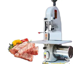 Cortadora de carne grande comercial de acero inoxidable/máquina cortadora de pescado/máquina de sierra de hueso de carne