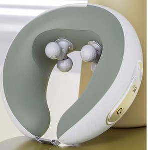 Healthpal Aquecimento Elétrico Atacado Contorno Dor Personalizado Chinês Memória Cervical Car <span class=keywords><strong>Neck</strong></span> Rest Pillow Massager para Alívio Da Dor - Product Image 2