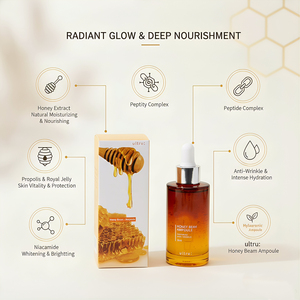 Ampoule Honey Beam, sérum corporel à base de plantes, éclaircissant, anti-rides, soin de la peau coréen pour un éclat radieux et une hydratation intense, 30 ml - Product Image 4