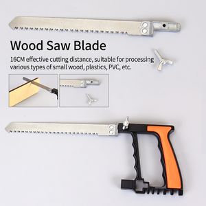 Sierra de mano multifuncional de 12 pulgadas con hoja plegable, herramienta para trabajar la madera con cabezal intercambiable para reparaciones de bricolaje - Product Image 3
